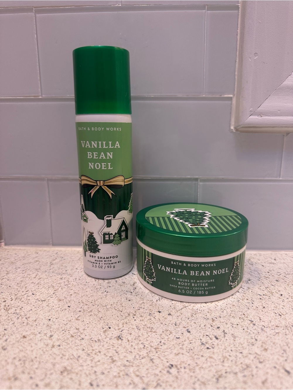 Bath & Body Works Vanilla Bean Noel Body Butter & Dry Shampoo